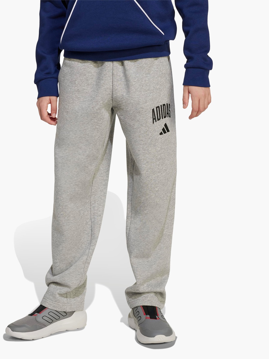 Boys Track Pants with Logo Print and Elasticated Drawstring