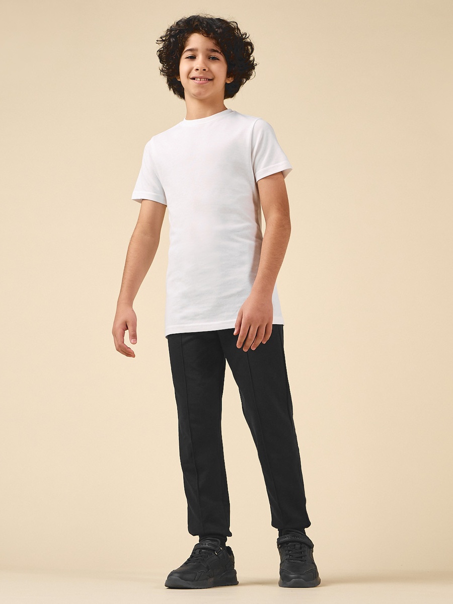 Elasticated Drawstring Waist Joggers with Pockets