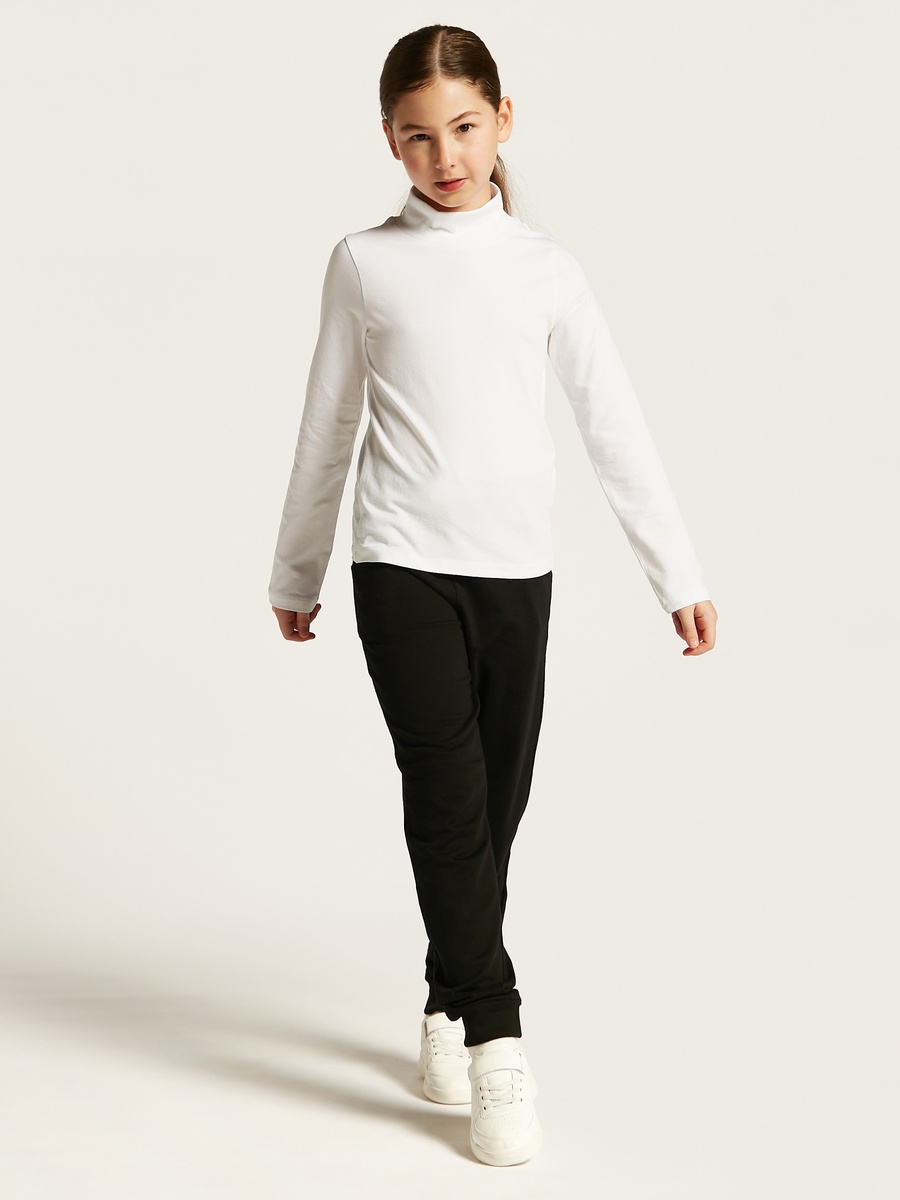 Solid Joggers with Drawstring Closure and Pockets