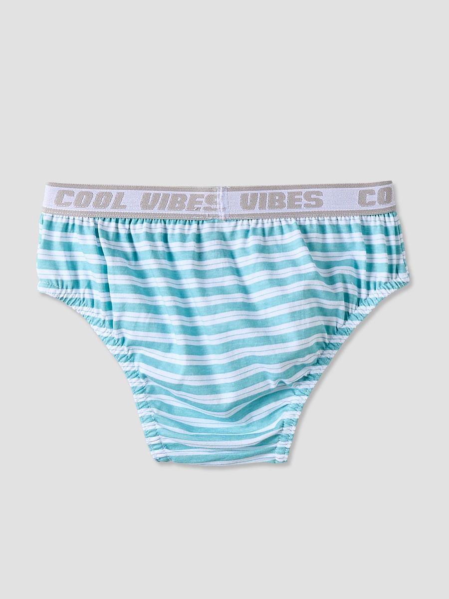 Pack of 5 Cotton Briefs with Striped Design