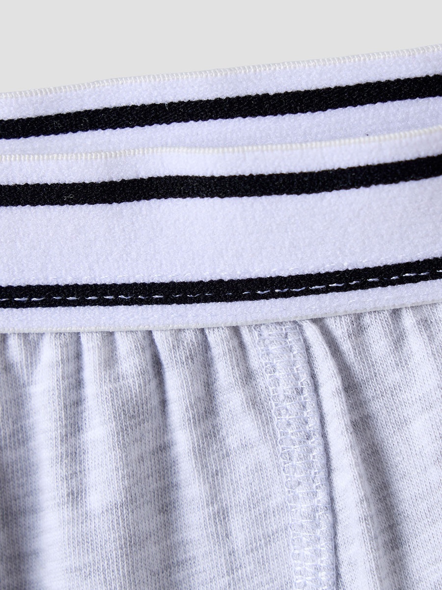 Pack of 5 Cotton Boxer Briefs with Football Print