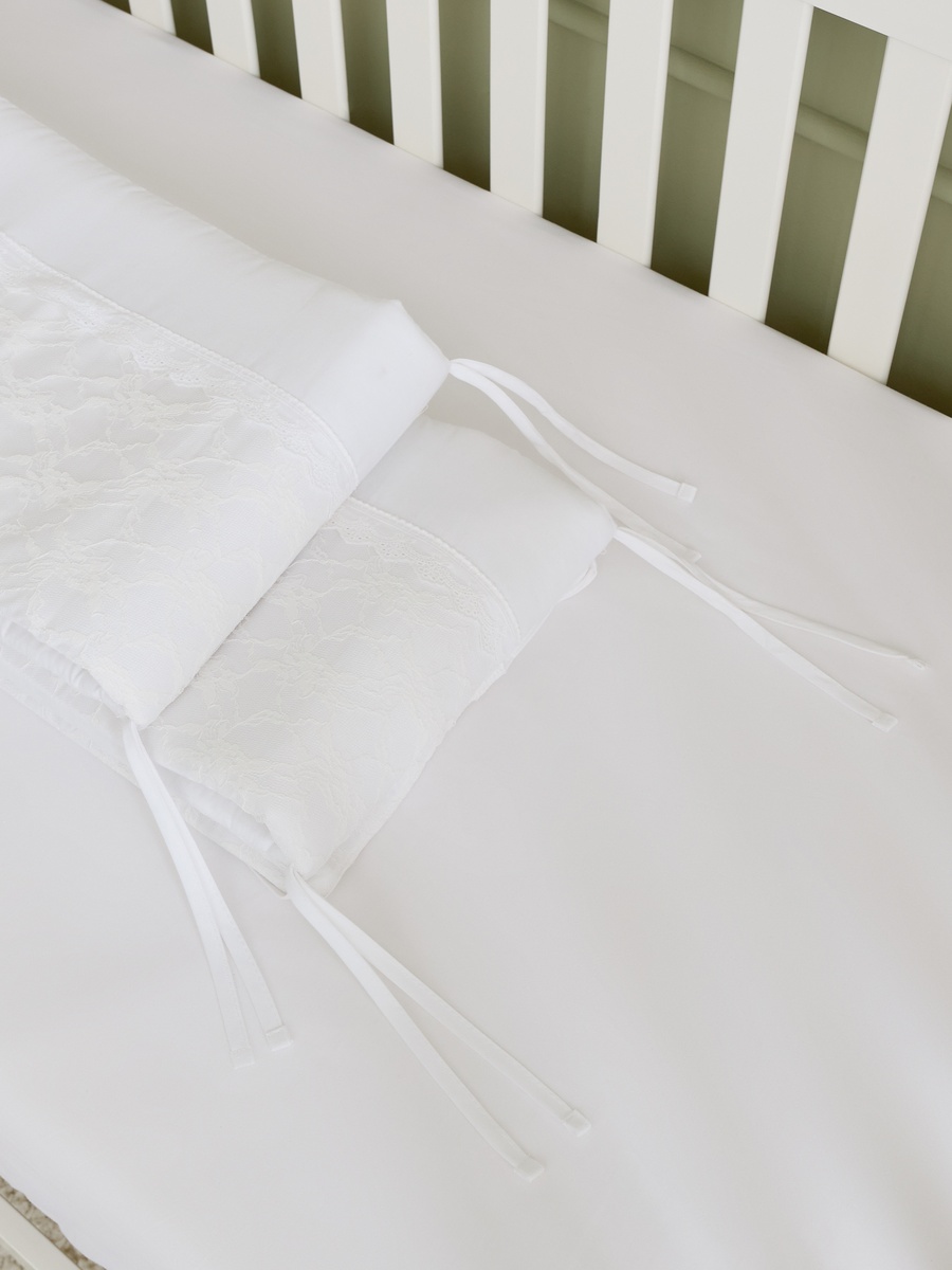 Baby Bedding Set with Lace Trim
