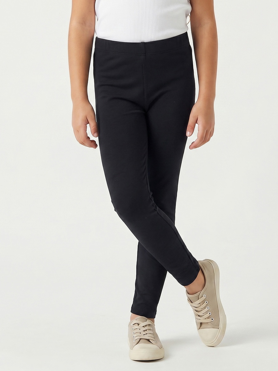 Pack of 3 Leggings with Ribbed Design