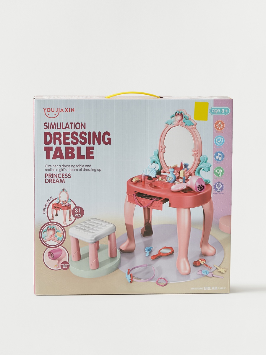 Simulation 31-Piece Dressing Table Playset