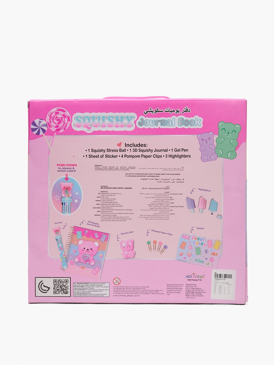 11-Piece Squishy Journal Book Set