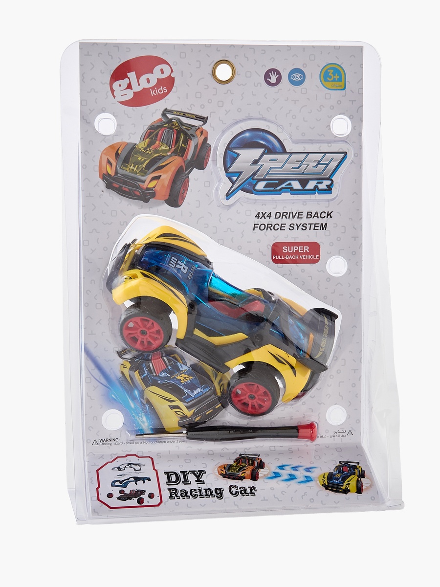 DIY Racing Toy Car with Screwdriver
