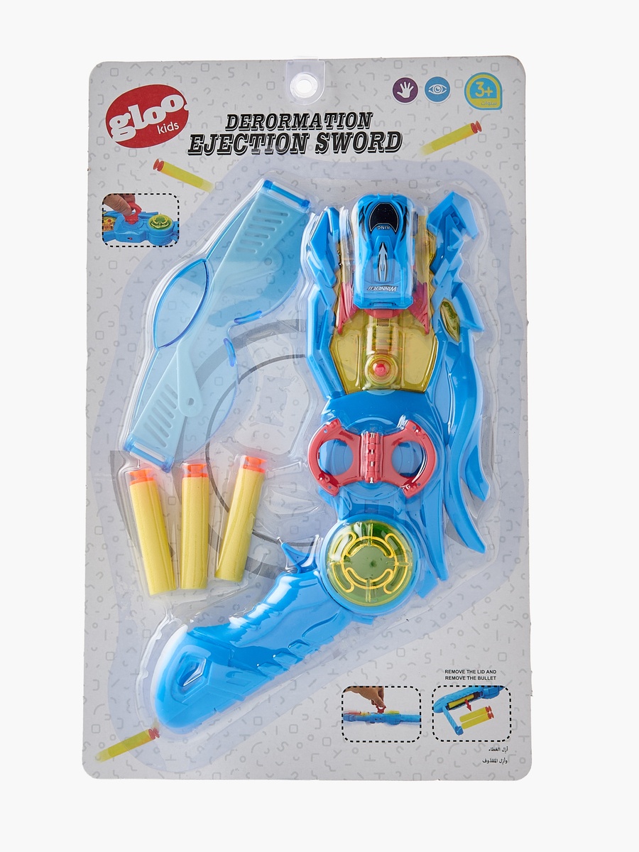 Deformation Ejection Sword Toy and Dart Set