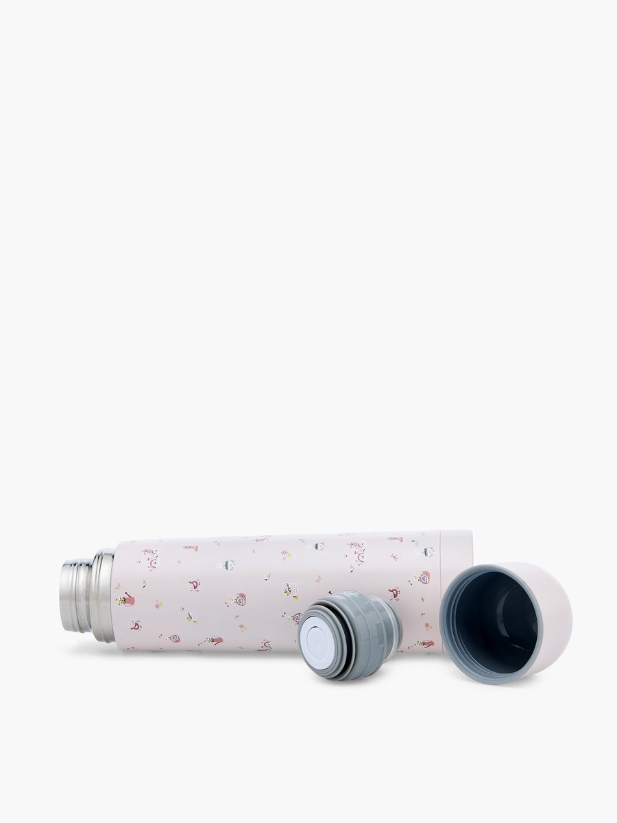 Fun Print Stainless Steel Thermos Flask with Wide Mouth and Vacuum Insulation - 750 ml