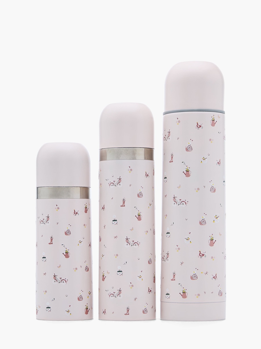 Fun Print Stainless Steel Thermos Flask with Wide Mouth and Vacuum Insulation - 750 ml