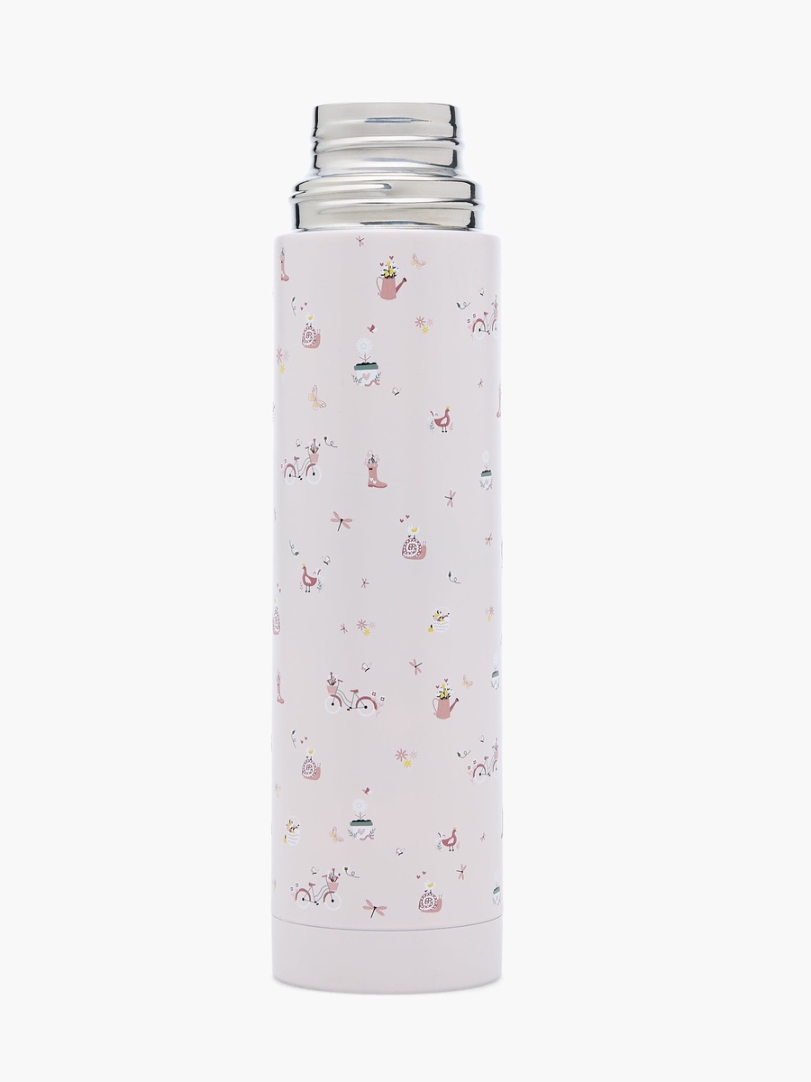 Fun Print Stainless Steel Thermos Flask with Wide Mouth and Vacuum Insulation - 750 ml