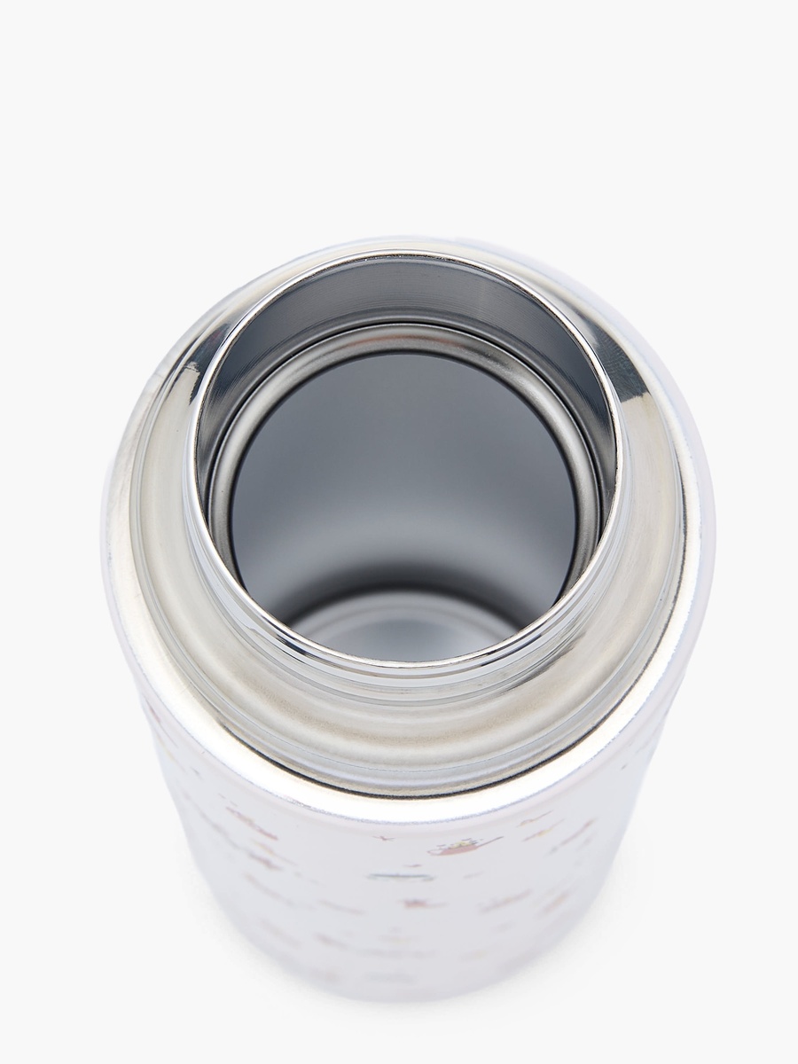Fun Print Stainless Steel Thermos Flask with Wide Mouth and Vacuum Insulation - 750 ml