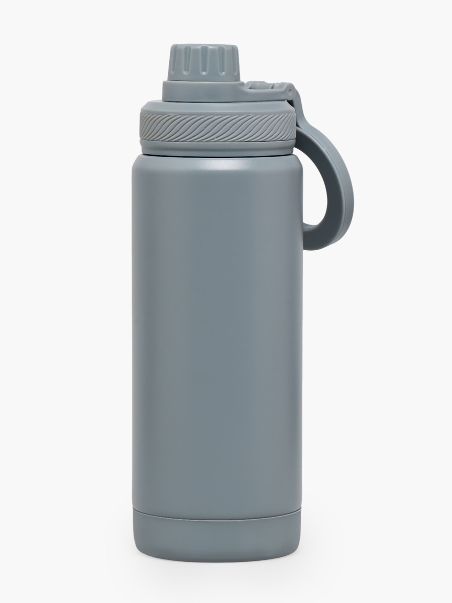 Solid Stainless Steel Water Bottle with Carry Loop