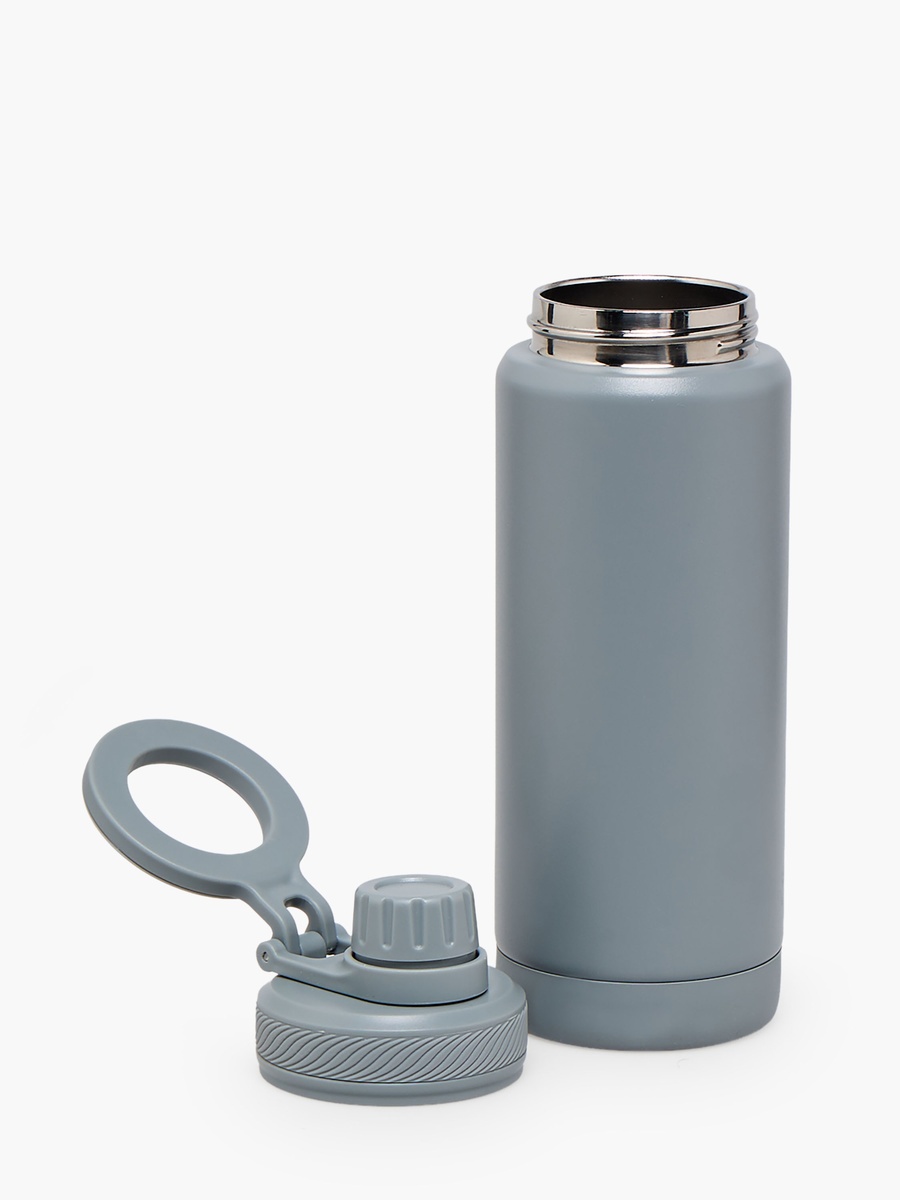 Solid Stainless Steel Water Bottle with Carry Loop