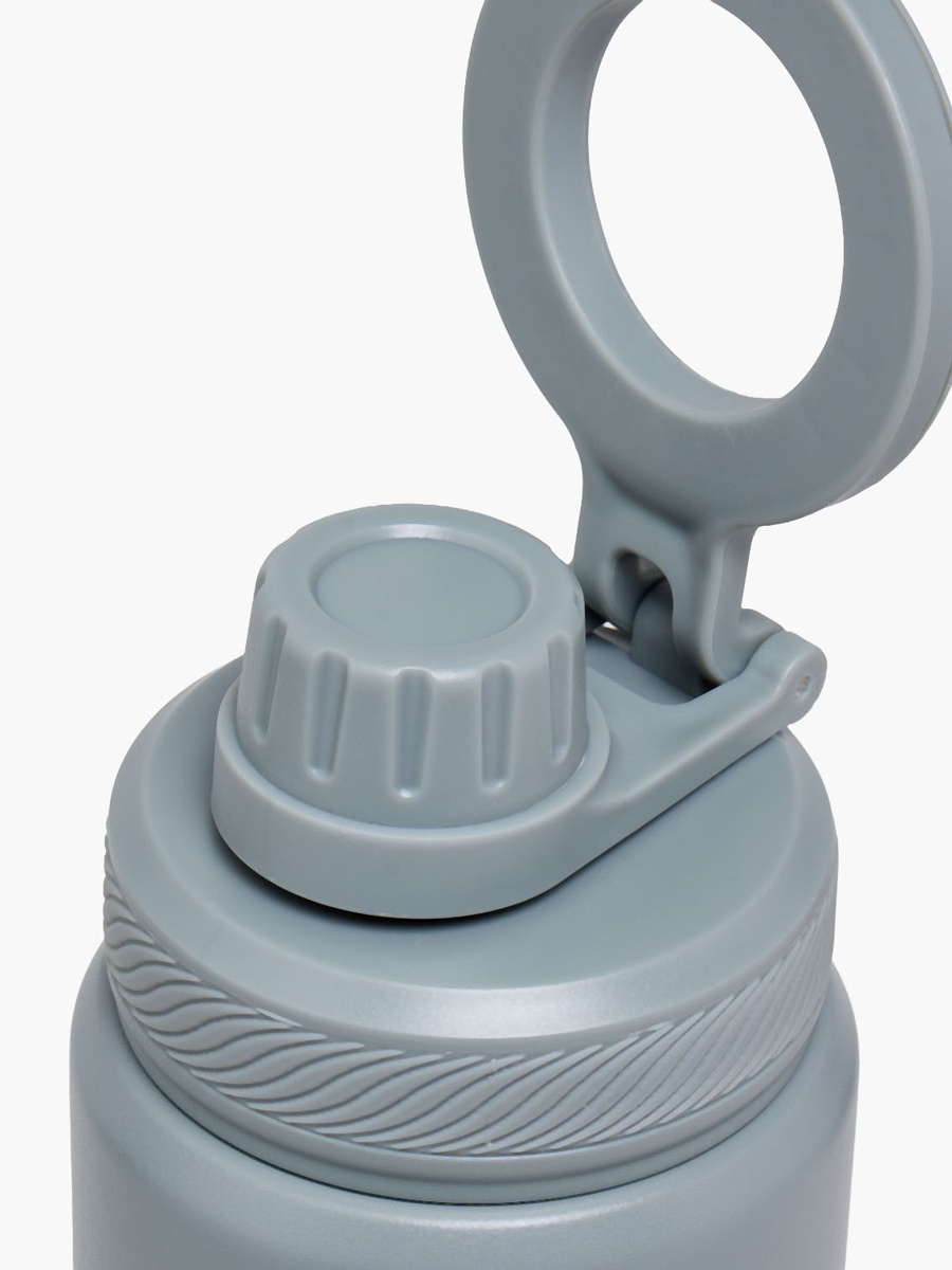 Solid Stainless Steel Water Bottle with Carry Loop