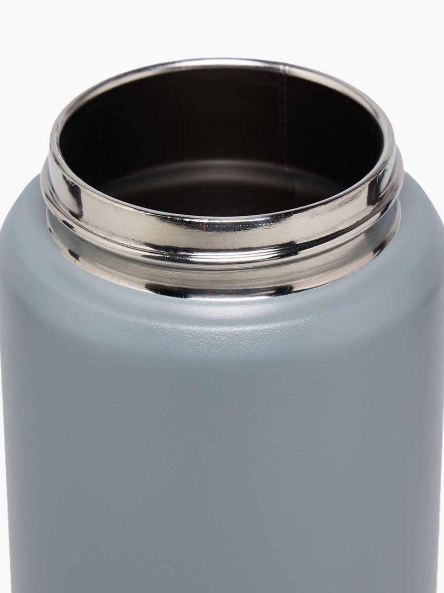 Solid Stainless Steel Water Bottle with Carry Loop