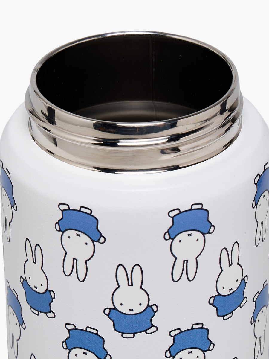 Miffy Print Stainless Steel Water Bottle with Spout and Lid