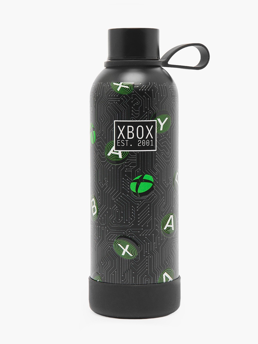 Xbox Print Stainless Steel Water Bottle with Loop Handle