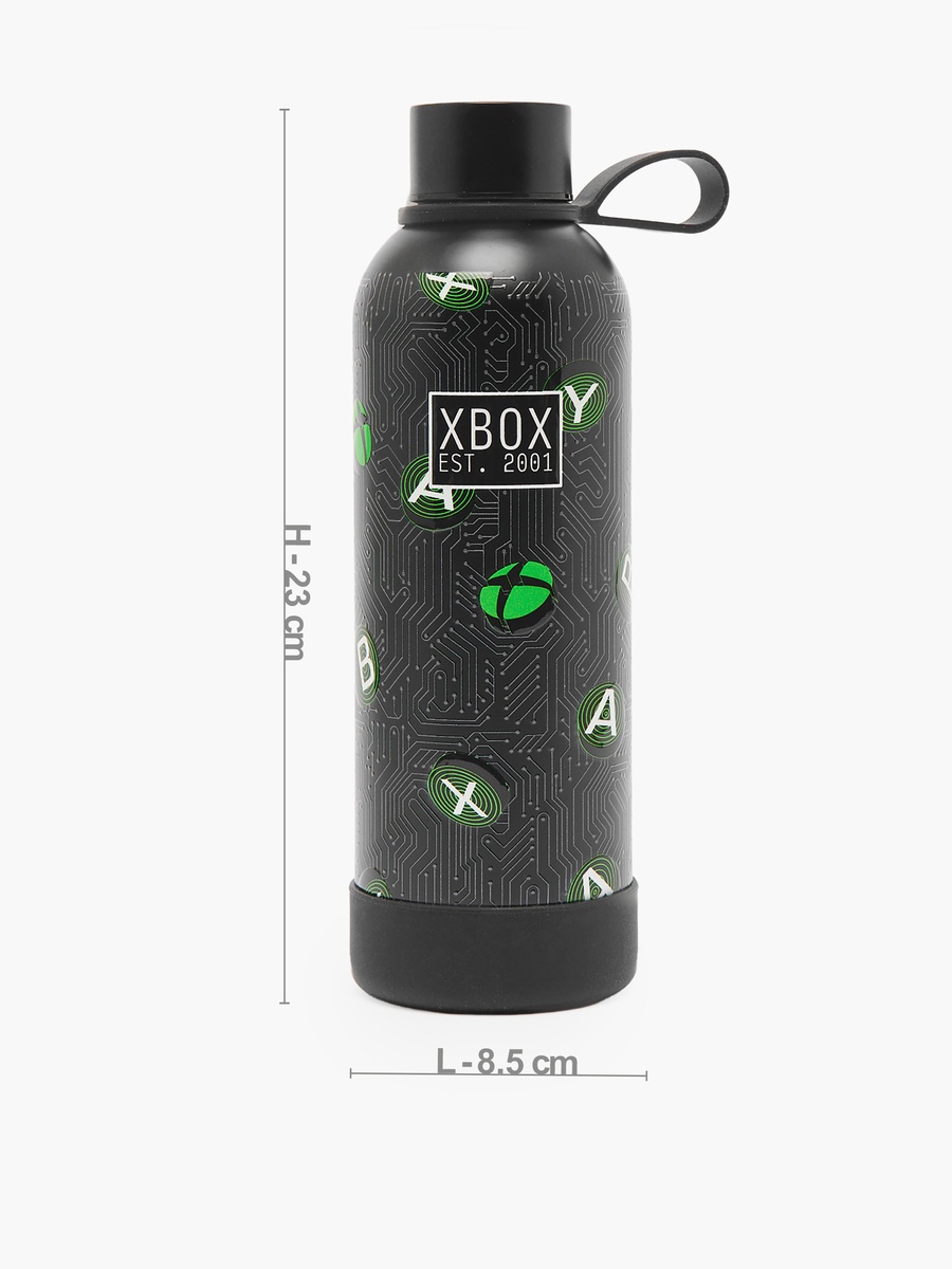 Xbox Print Stainless Steel Water Bottle with Loop Handle