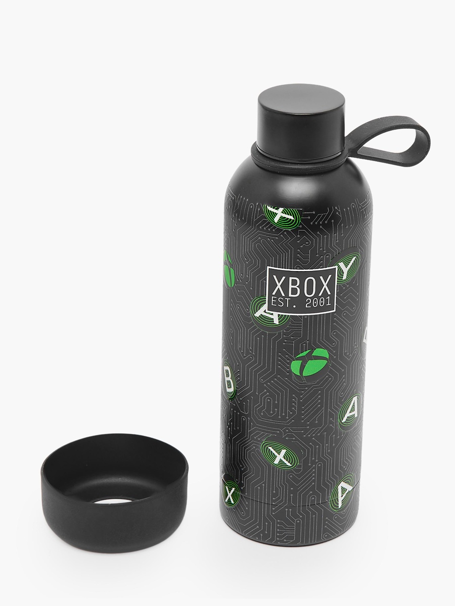 Xbox Print Stainless Steel Water Bottle with Loop Handle