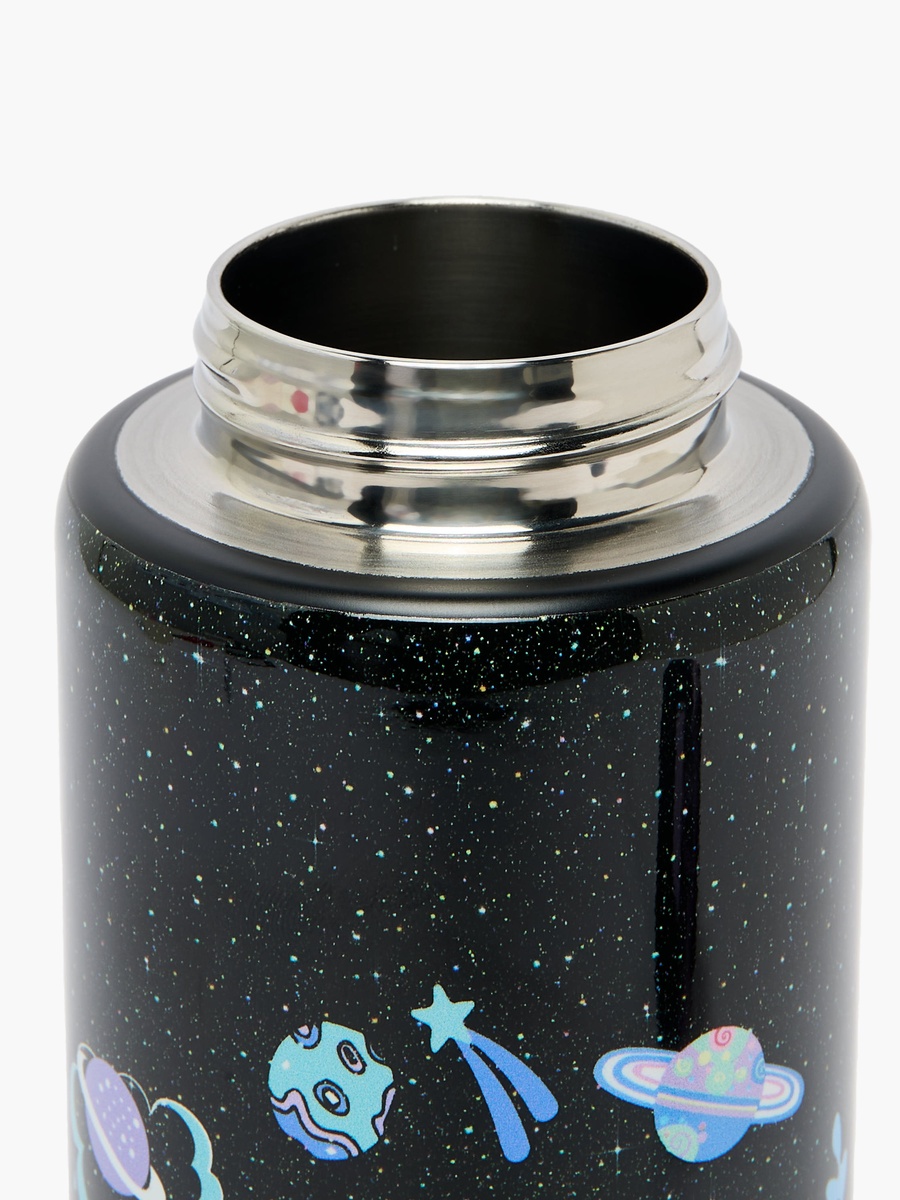 Unicorn Print Stainless Steel Water Bottle with Straw Spout