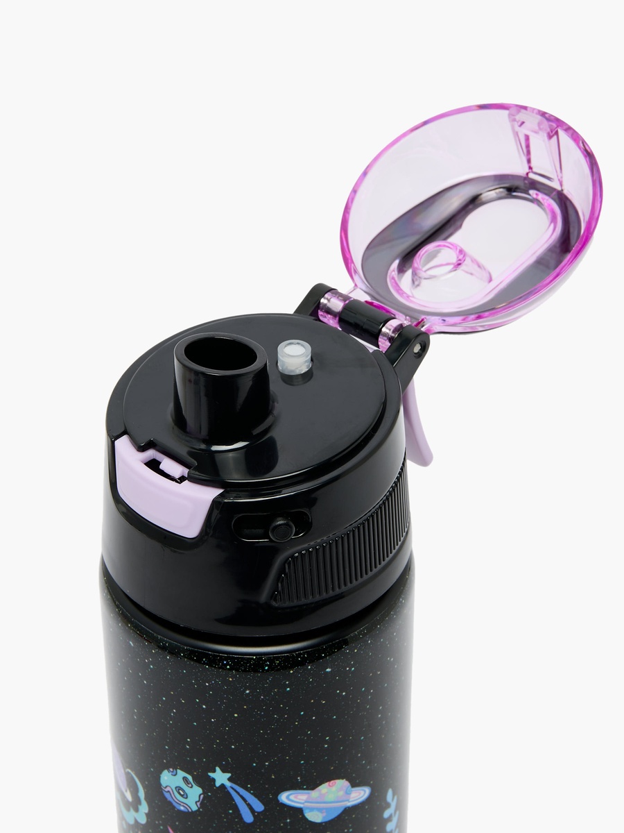 Unicorn Print Stainless Steel Water Bottle with Straw Spout