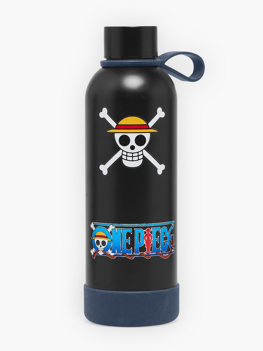 Print Stainless Steel Water Bottle with Wide Mouth and Carry Loop