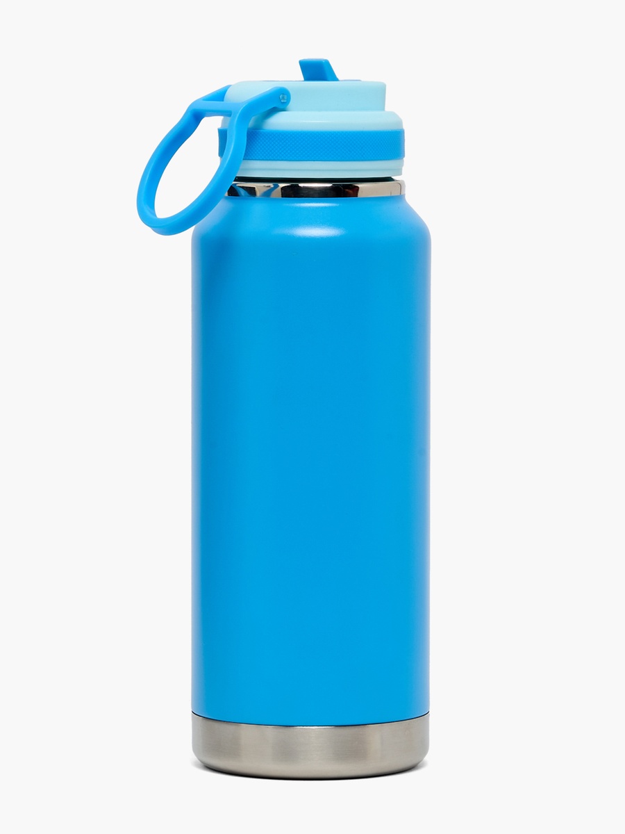 Double Wall Stainless Steel Sipper Water Bottle with Spout - 1 L