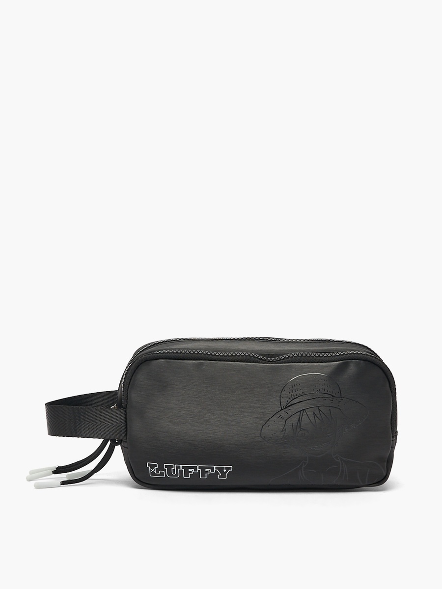 One Piece Pencil Pouch with 2 Compartments