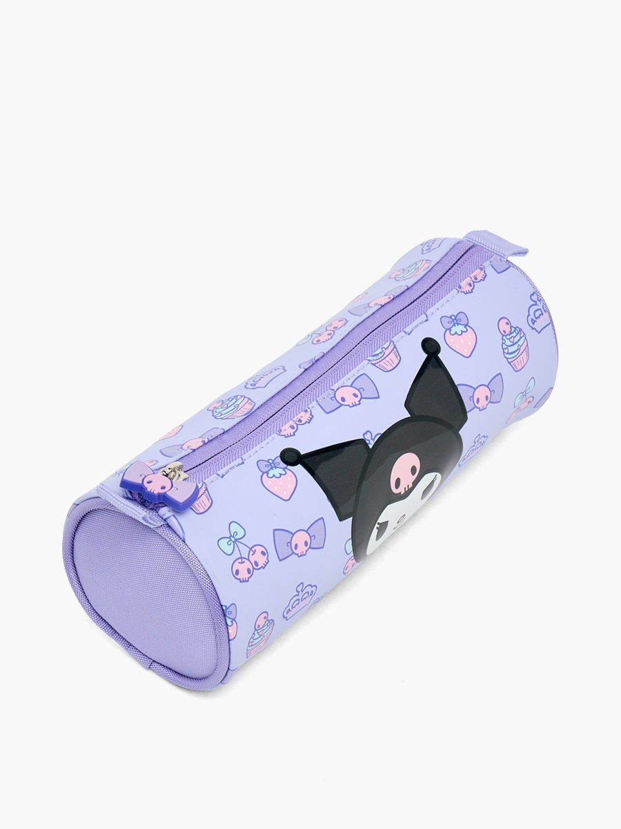 Kuromi Print Pencil Pouch with Zip Closure