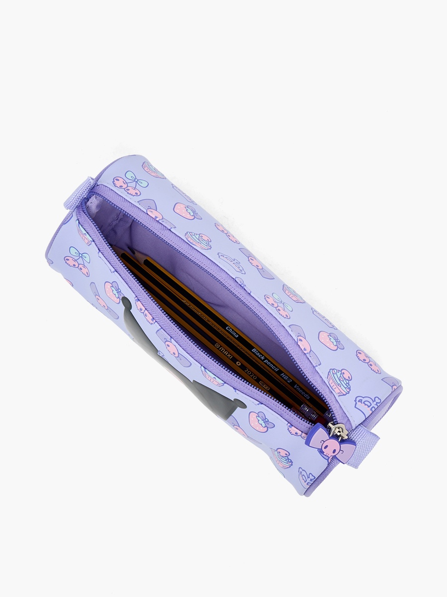 Kuromi Print Pencil Pouch with Zip Closure