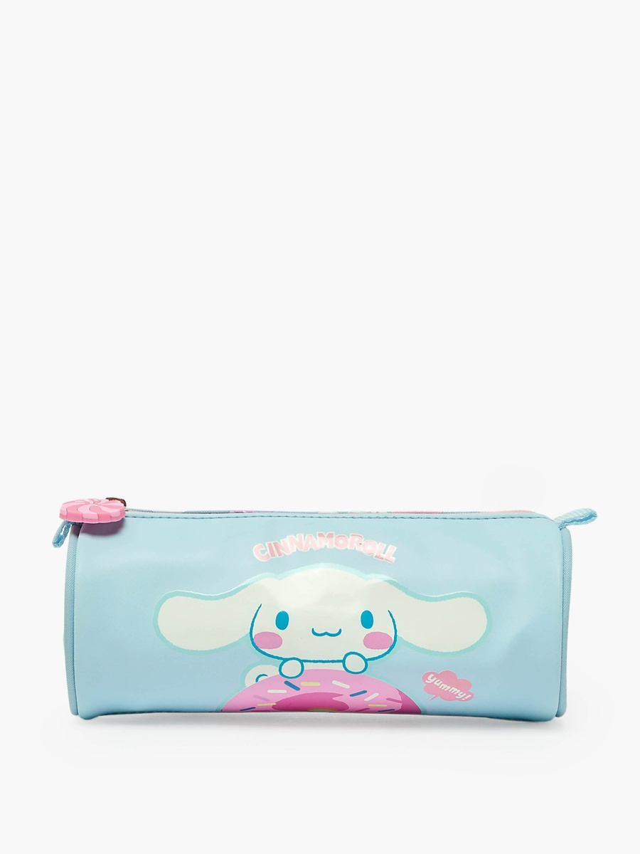 Cinnamoroll Print Pencil Pouch with Zip Closure