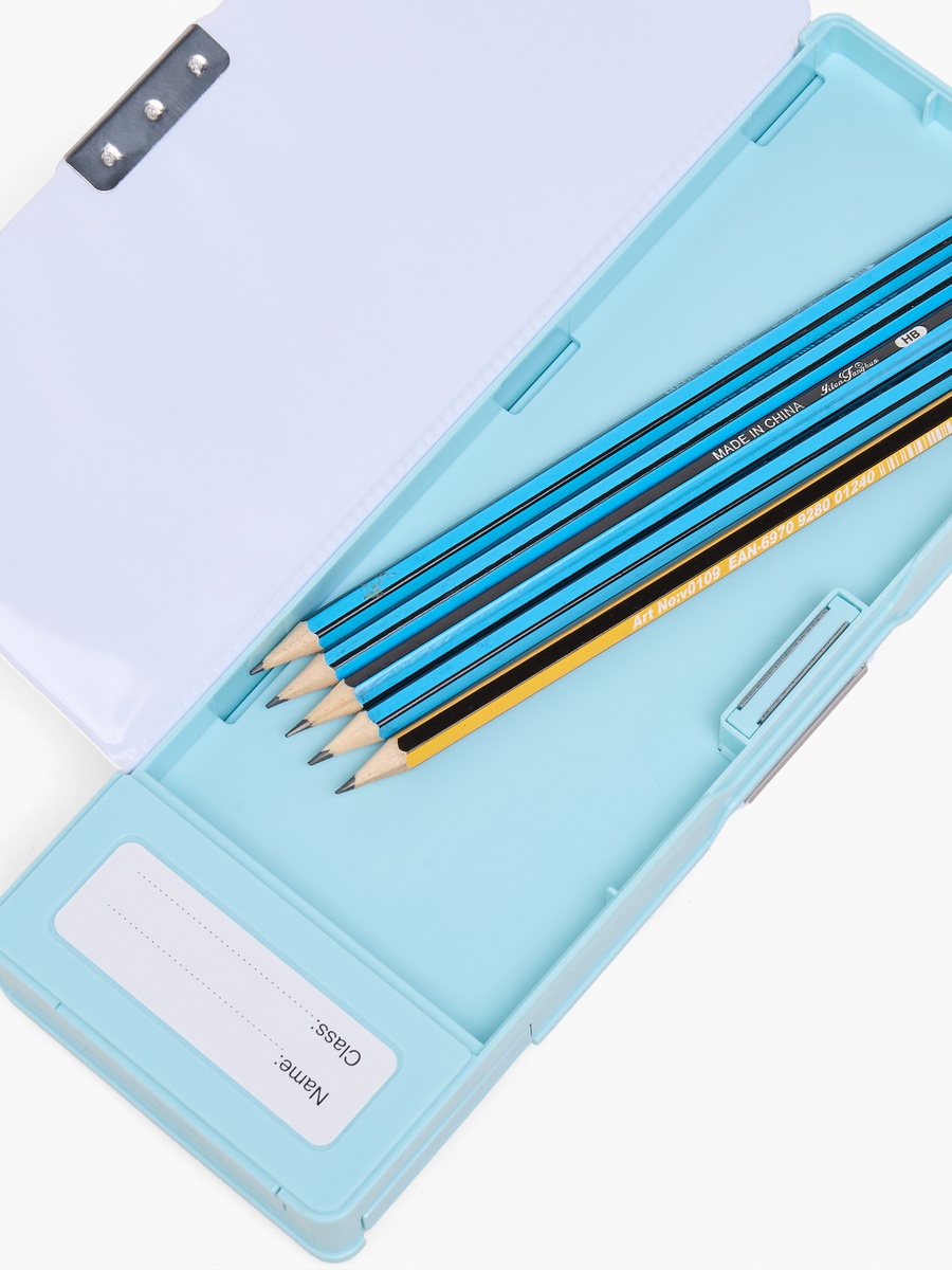 Stitch and Angel Print Pencil Case with Calculator