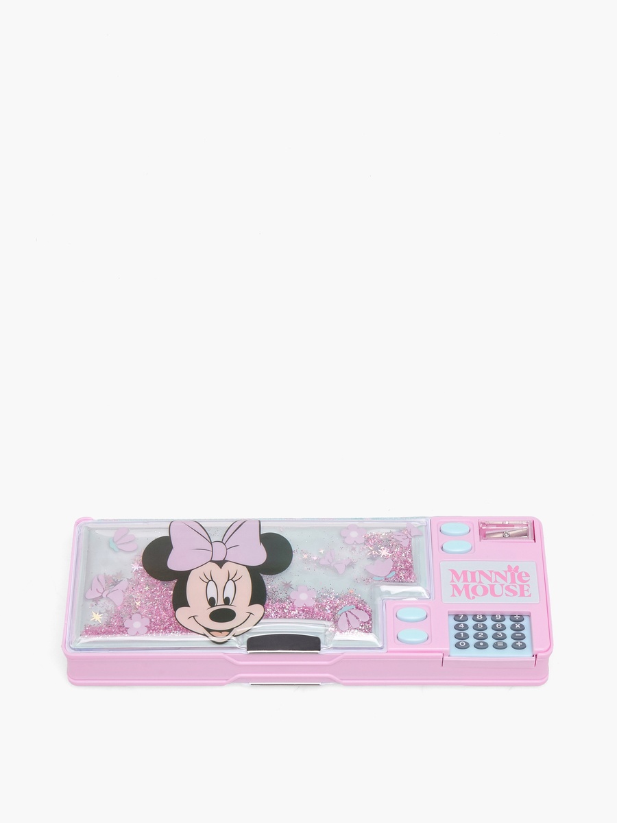 Minnie Mouse Print Pencil Case with Calculator