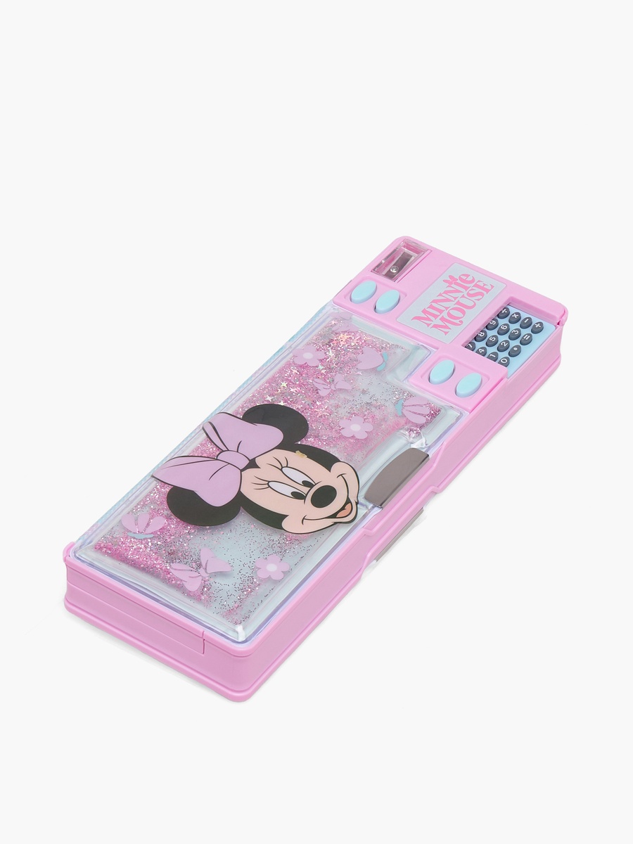 Minnie Mouse Print Pencil Case with Calculator