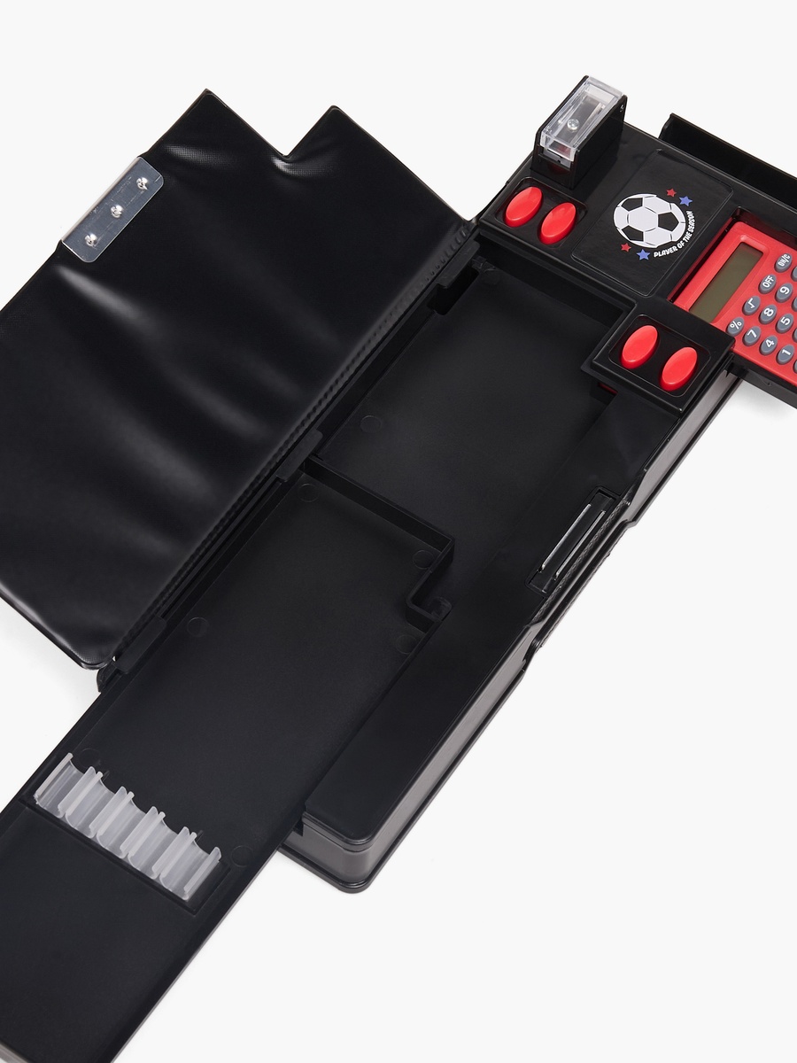 Mickey Mouse Print Pencil Case with Calculator