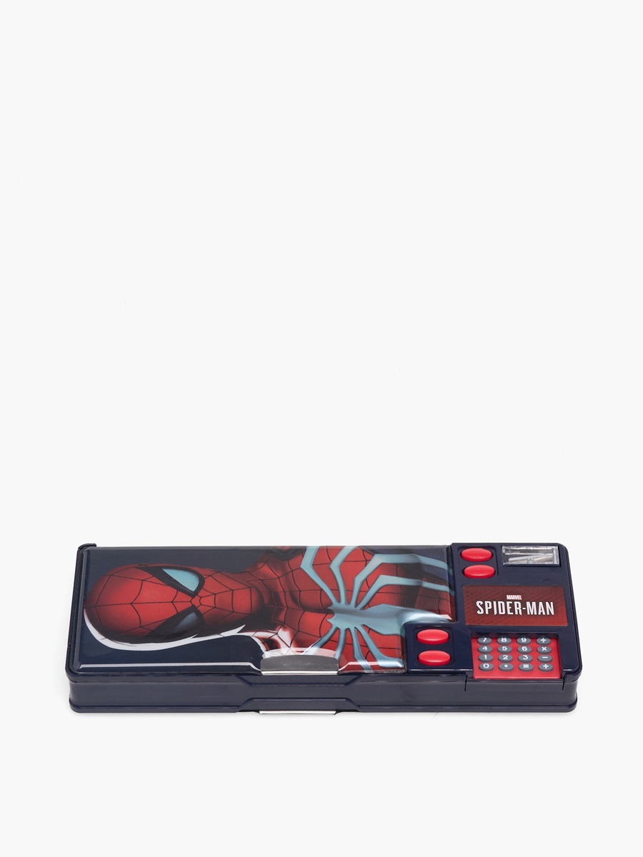 Spider-Man Print Pencil Case with Calculator