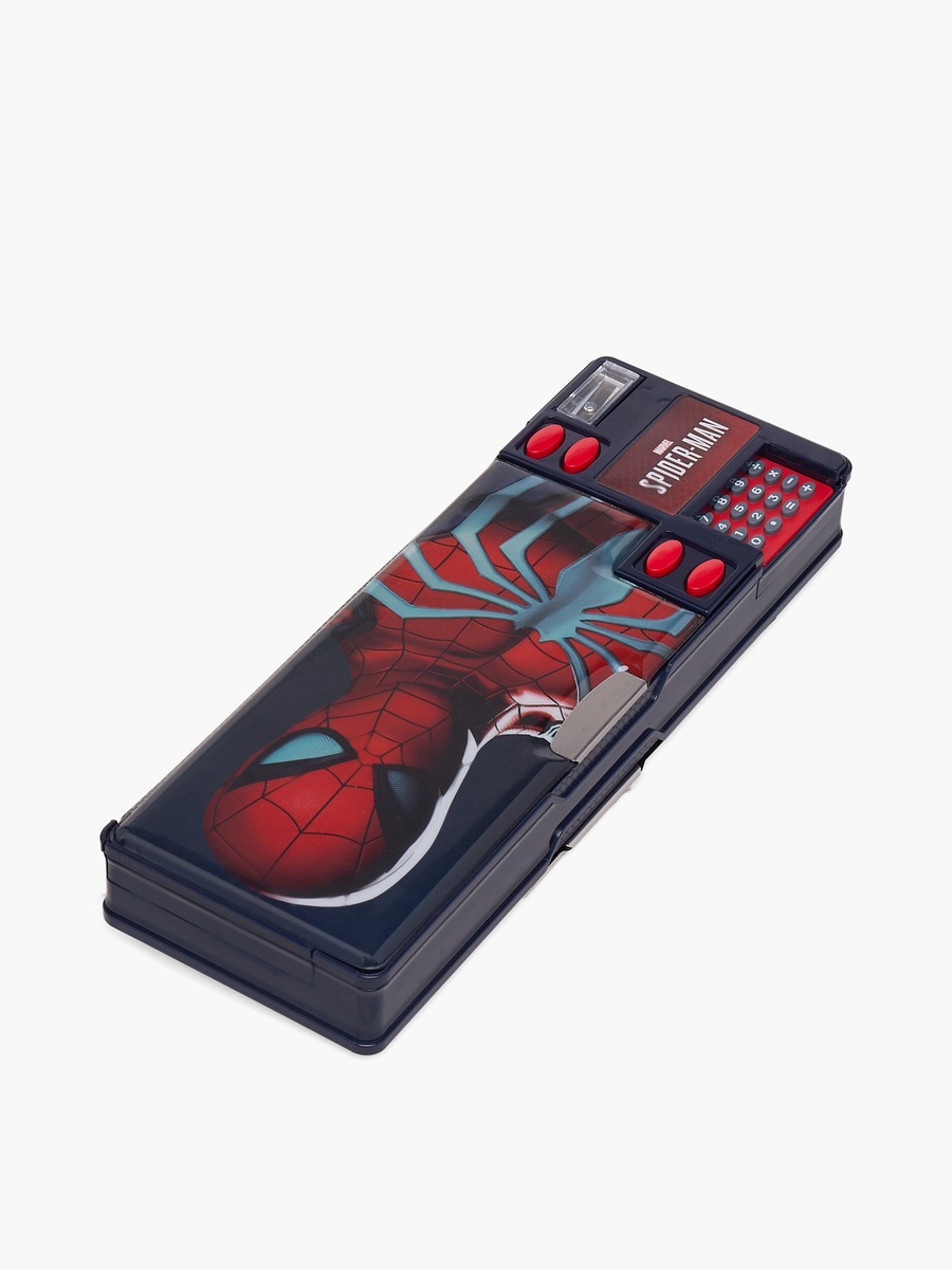 Spider-Man Print Pencil Case with Calculator