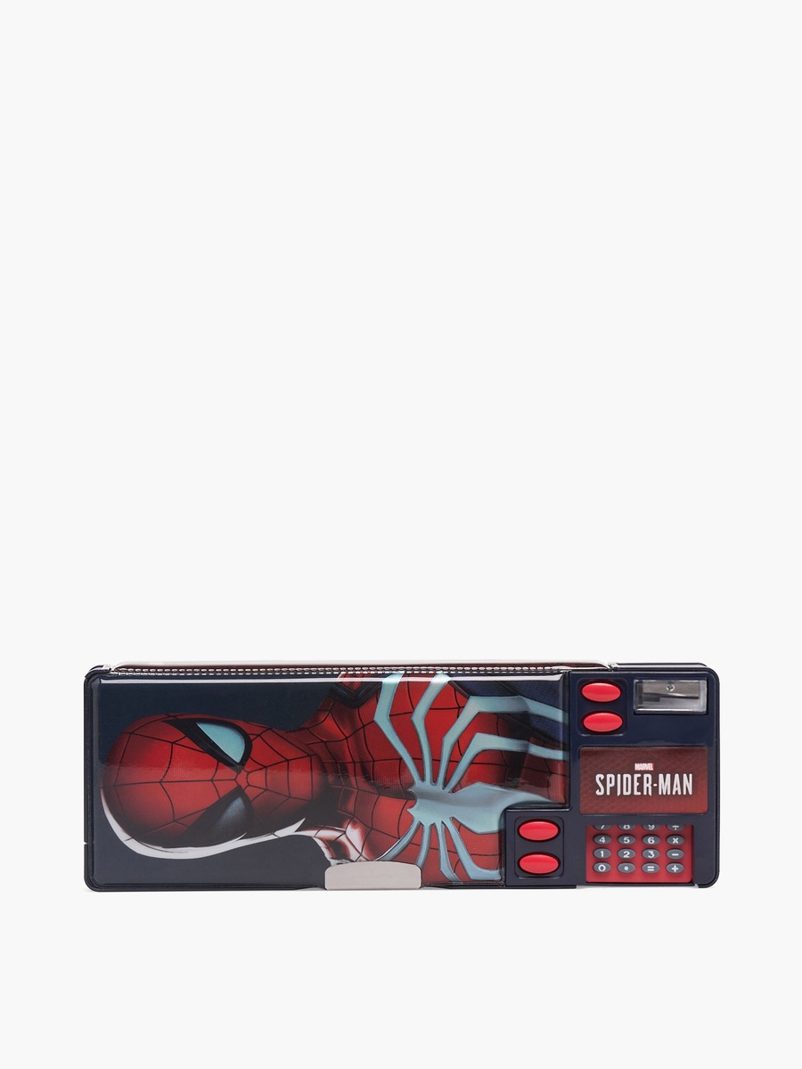Spider-Man Print Pencil Case with Calculator