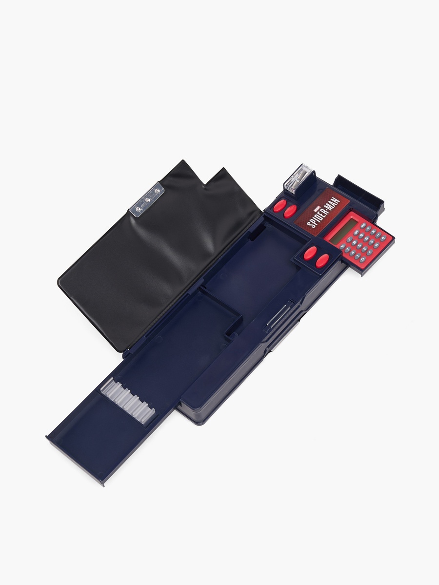 Spider-Man Print Pencil Case with Calculator