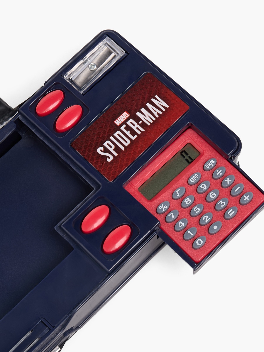 Spider-Man Print Pencil Case with Calculator
