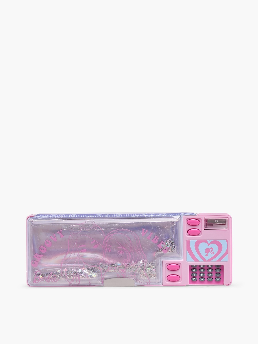 Barbie Glitter Print Pencil Case with Calculator