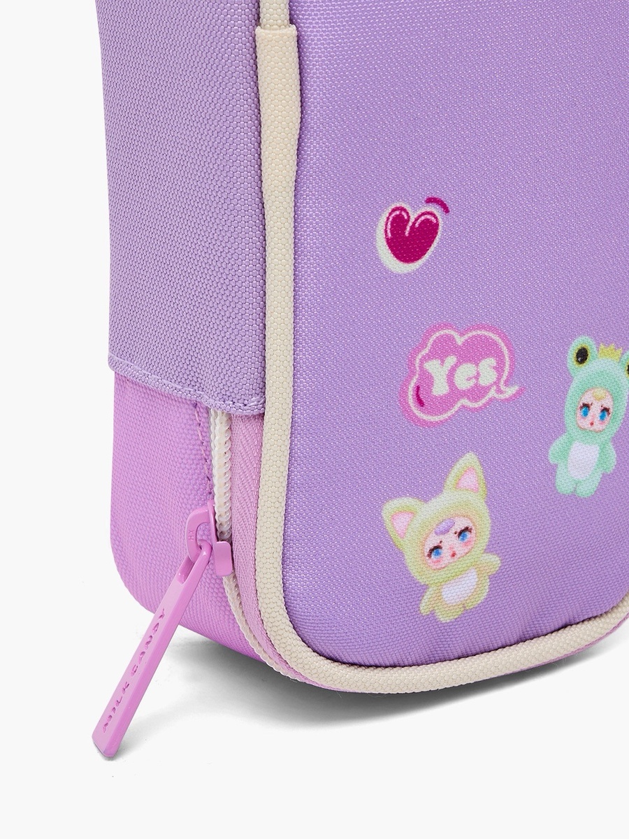 Printed Pencil Pouch with Zip Closure