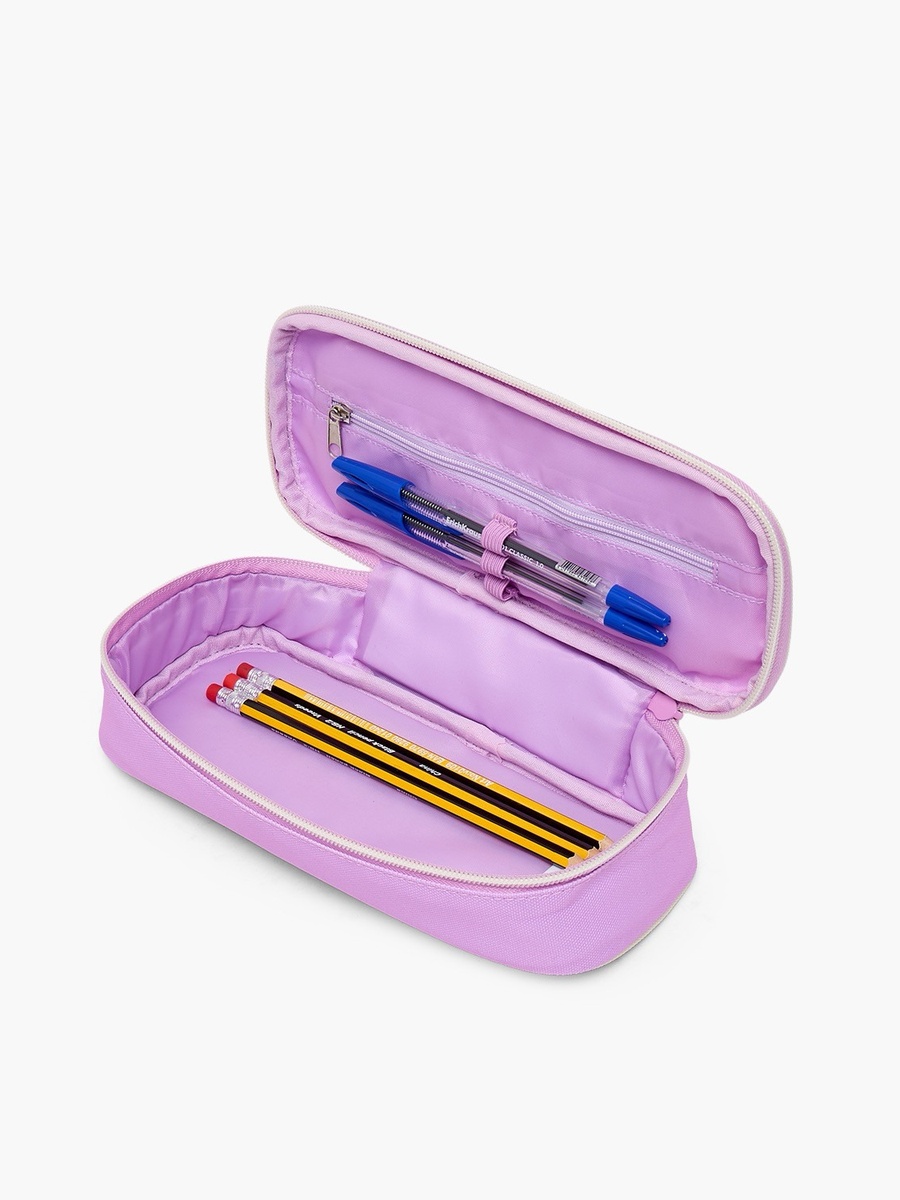 Printed Pencil Pouch with Zip Closure
