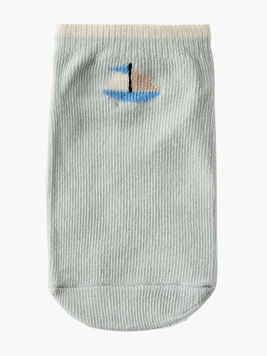 Pack of 10 Baby Boys Socks with Construction Vehicle Print