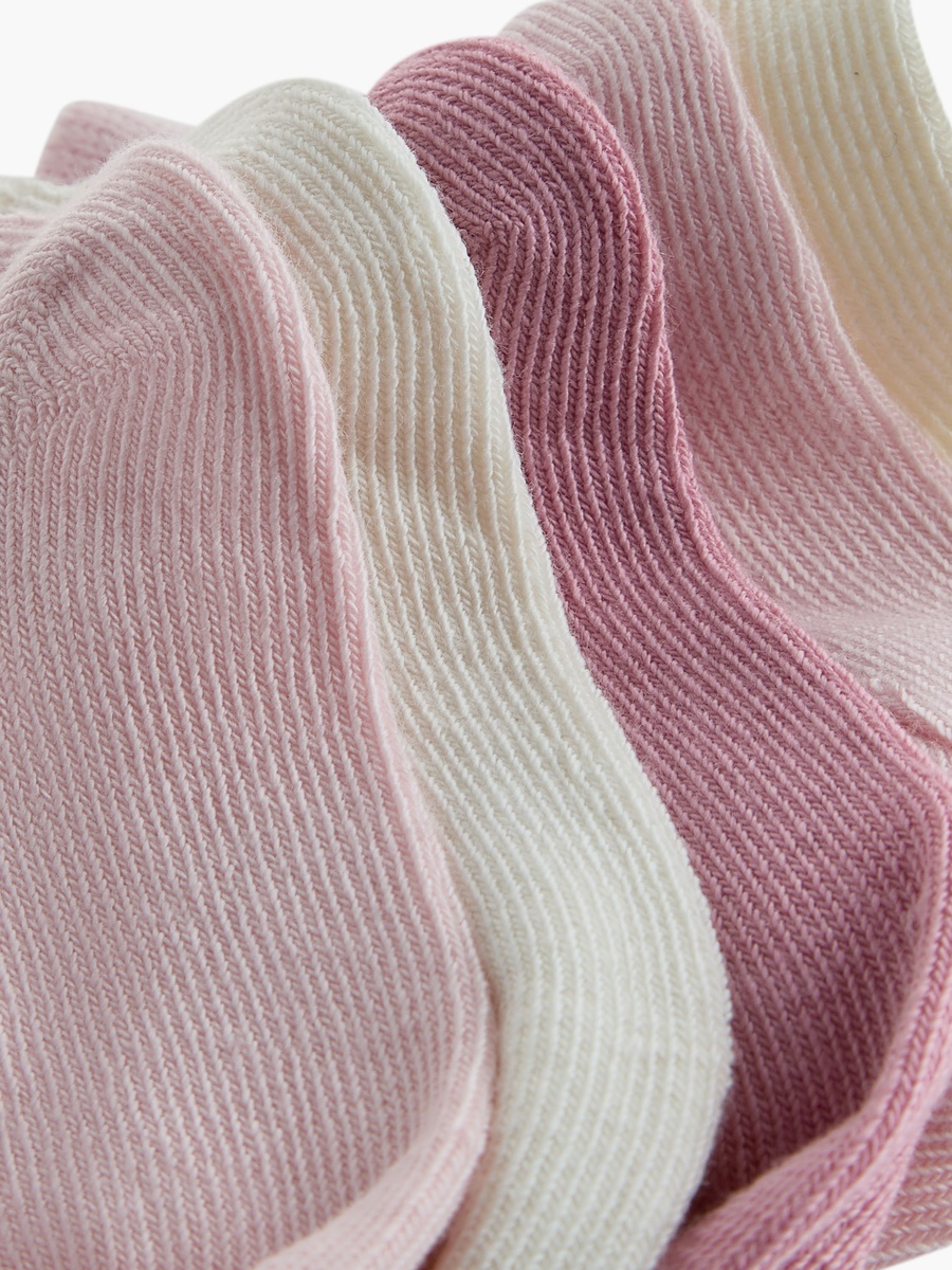 Pack of 7 Baby Boys Ribbed Design Socks