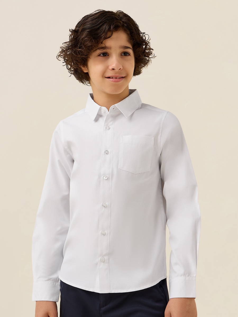 Striped Shirt with Long Sleeves and Chest Pocket