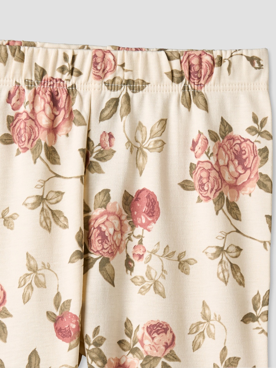 Cotton Collared Long Sleeves Pyjama Set with Floral Print
