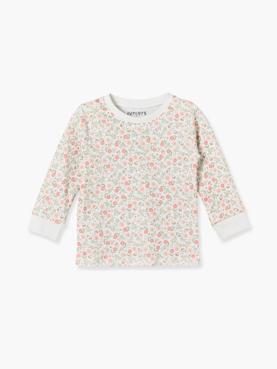 Pack of 3 Cotton Round Neck Long Sleeves Pyjama Set with Floral  Print