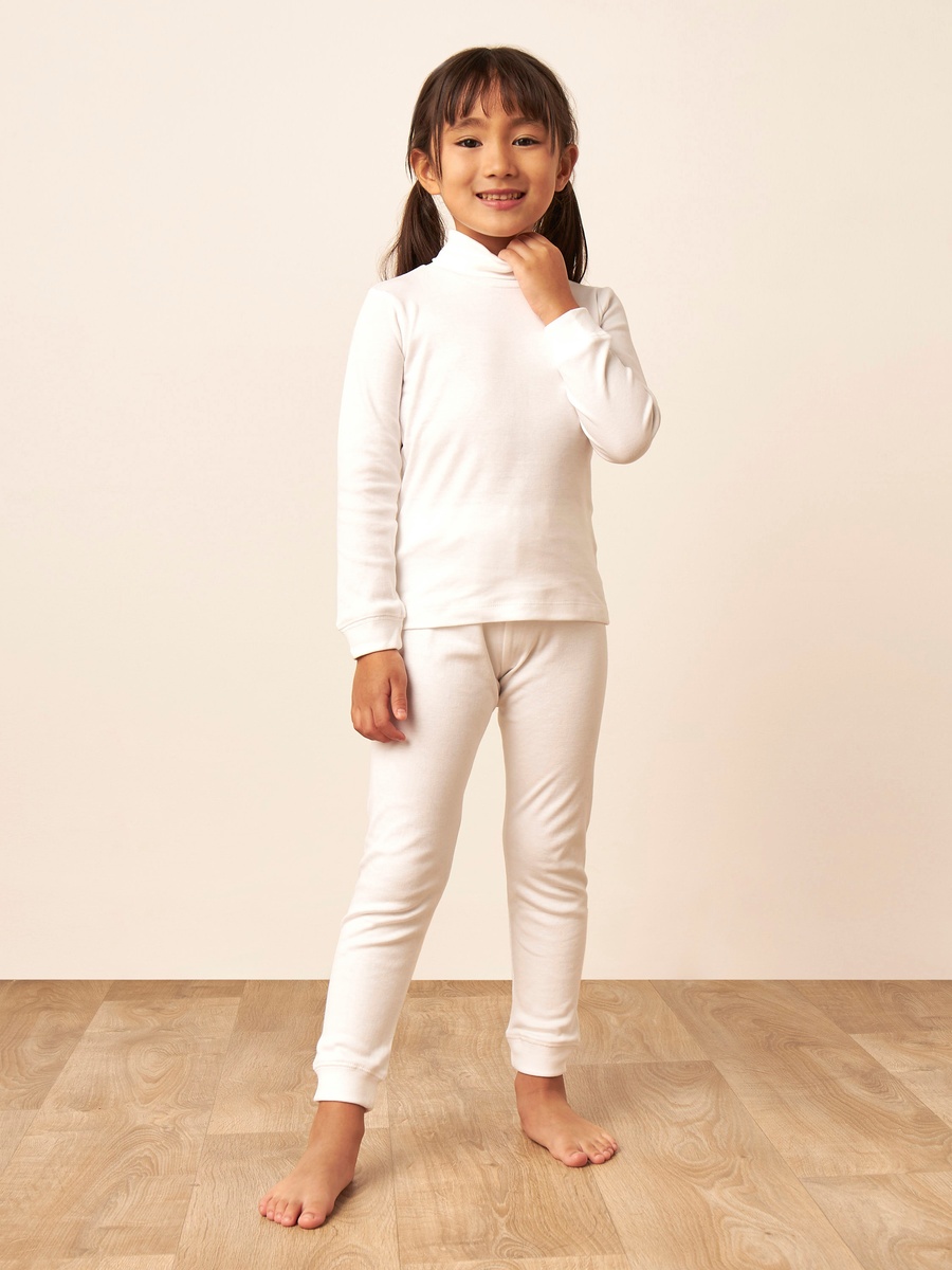 Solid Thermal T-Shirt and Pyjama Set
