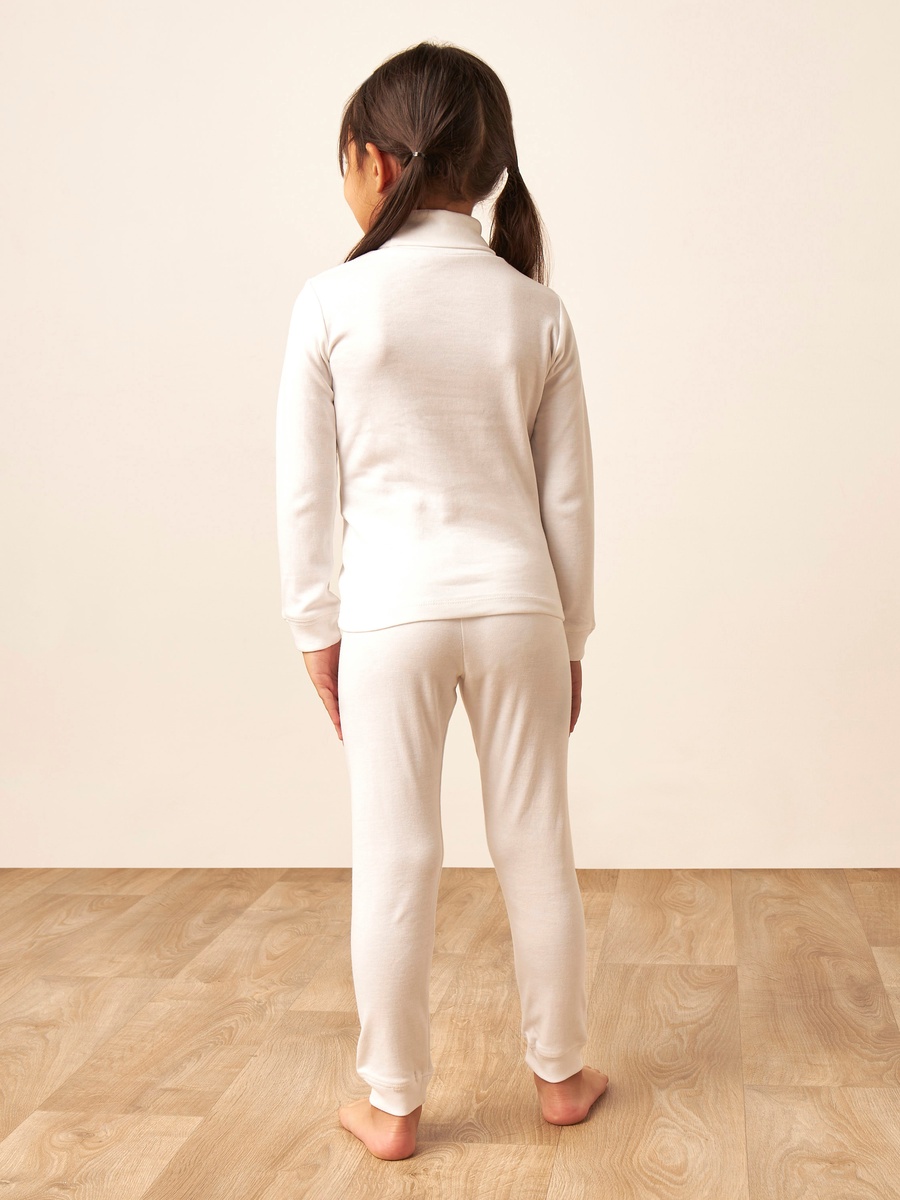 Solid Thermal T-Shirt and Pyjama Set